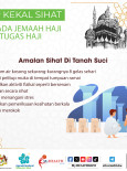 Tips Kekal Sihat Kepada Jemaah Haji dan Petugas Haji